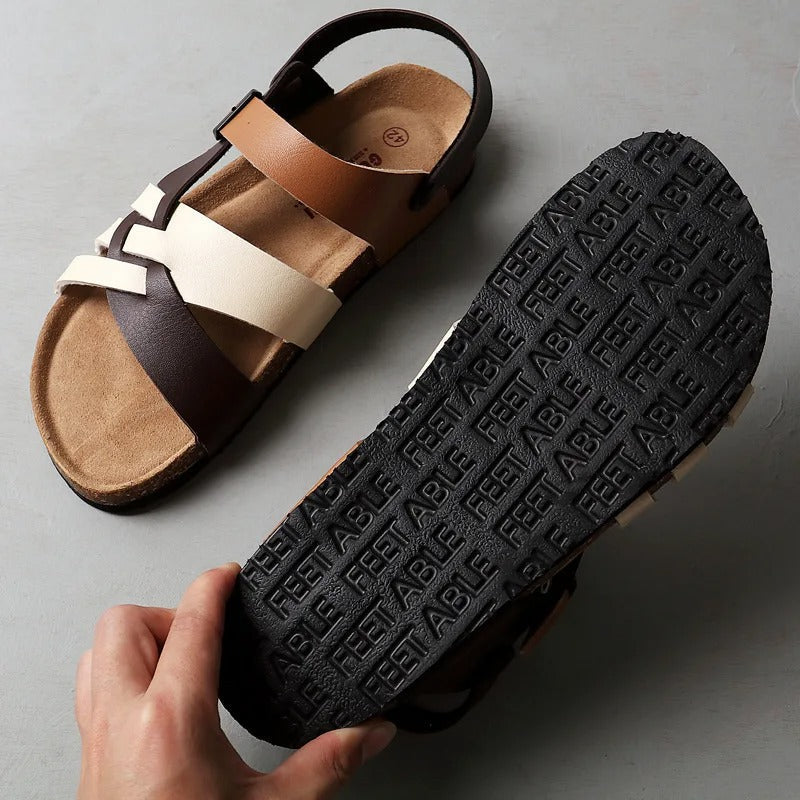 Män - Sandaler - Klassiska lädersandaler - Stilren och hållbar design - Perfekta för sommarens äventyr - Sondberg Boutique