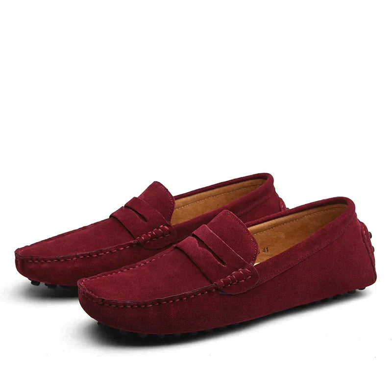 Kvinna -  Italienska mockaskor - Snygga och bekväma loafers - Perfekta för vardagsbruk - Sondberg Boutique