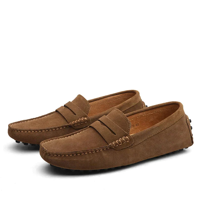 Kvinna -  Italienska mockaskor - Snygga och bekväma loafers - Perfekta för vardagsbruk - Sondberg Boutique