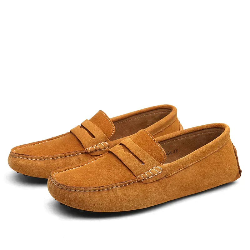 Kvinna -  Italienska mockaskor - Snygga och bekväma loafers - Perfekta för vardagsbruk - Sondberg Boutique