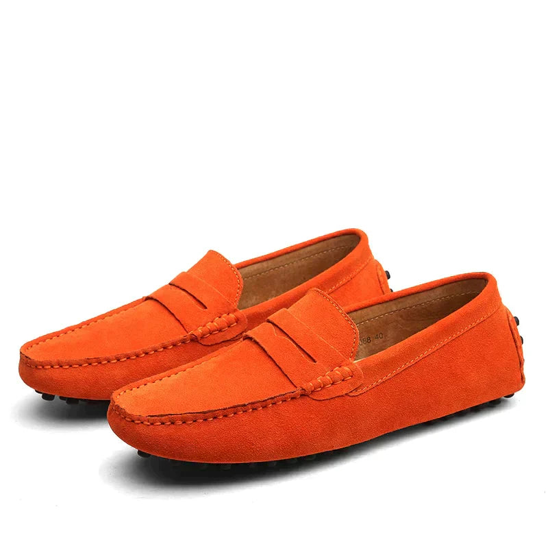 Kvinna -  Italienska mockaskor - Snygga och bekväma loafers - Perfekta för vardagsbruk - Sondberg Boutique