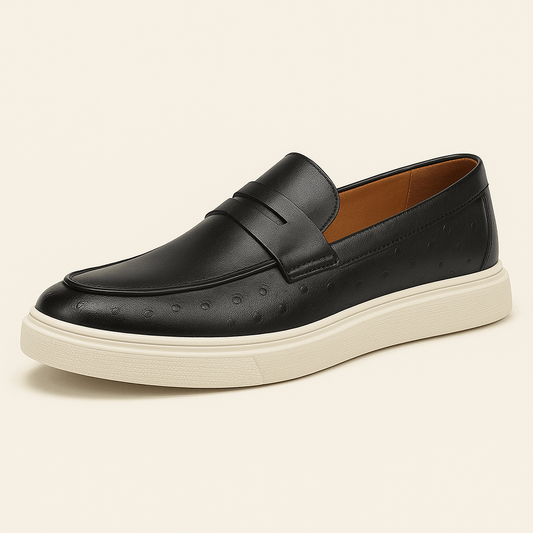 Svarta loafers