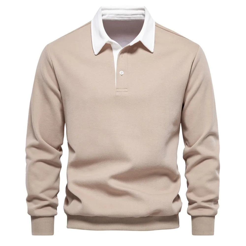 Män - Crown Pullover - Mysig trikå - Snyggt fritidskläder - Perfekt för lager på lager - Sondberg Boutique